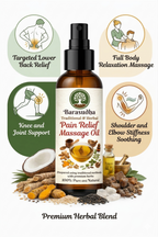 Barasudha pain relief massage oil use cases joint pain muscle pain 
arthritis by Vedayana | deep tissue Ayurvedic formula
