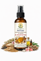 StriEase natural menstrual pain relief massage oil by Vedayana | period cramp oil India