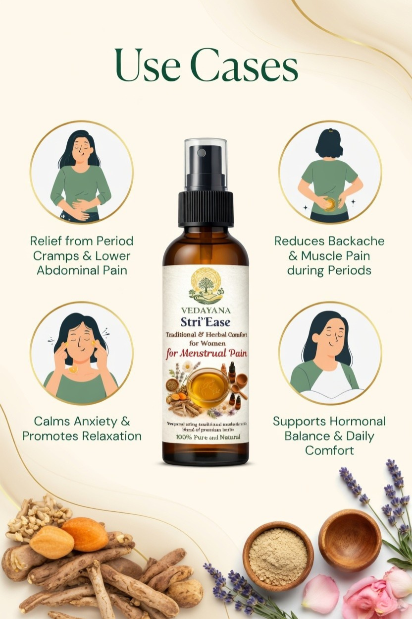 StriEase Menstrual Pain Relief Massage Oil